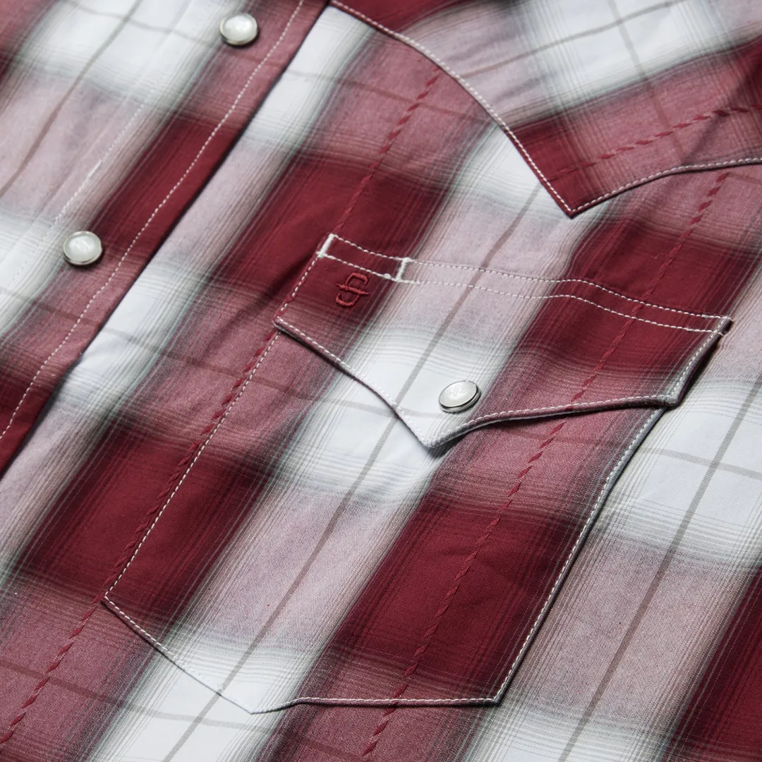 Shadow Plaid Western Shirt-Stetson