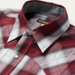 Shadow Plaid Western Shirt-Stetson Online