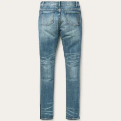 Skinny Fit Stripe Leg Jean-Stetson New