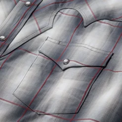 Smoke Ombre Western Shirt-Stetson Clearance