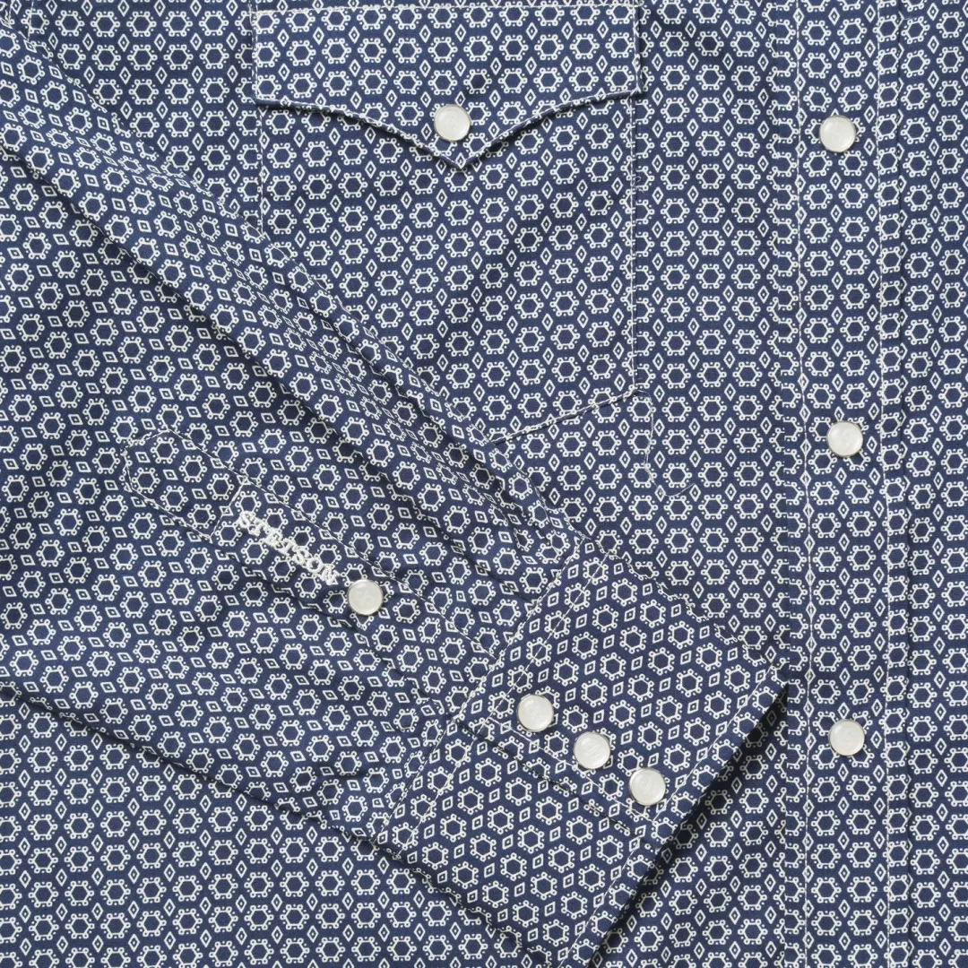 Snap Front Shirt in Deep-Stetson Best