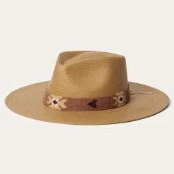 Sol Straw Fedora-Stetson Sale