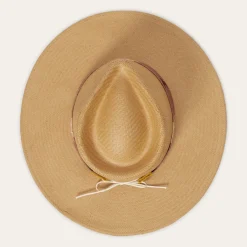 Sol Straw Fedora-Stetson Sale
