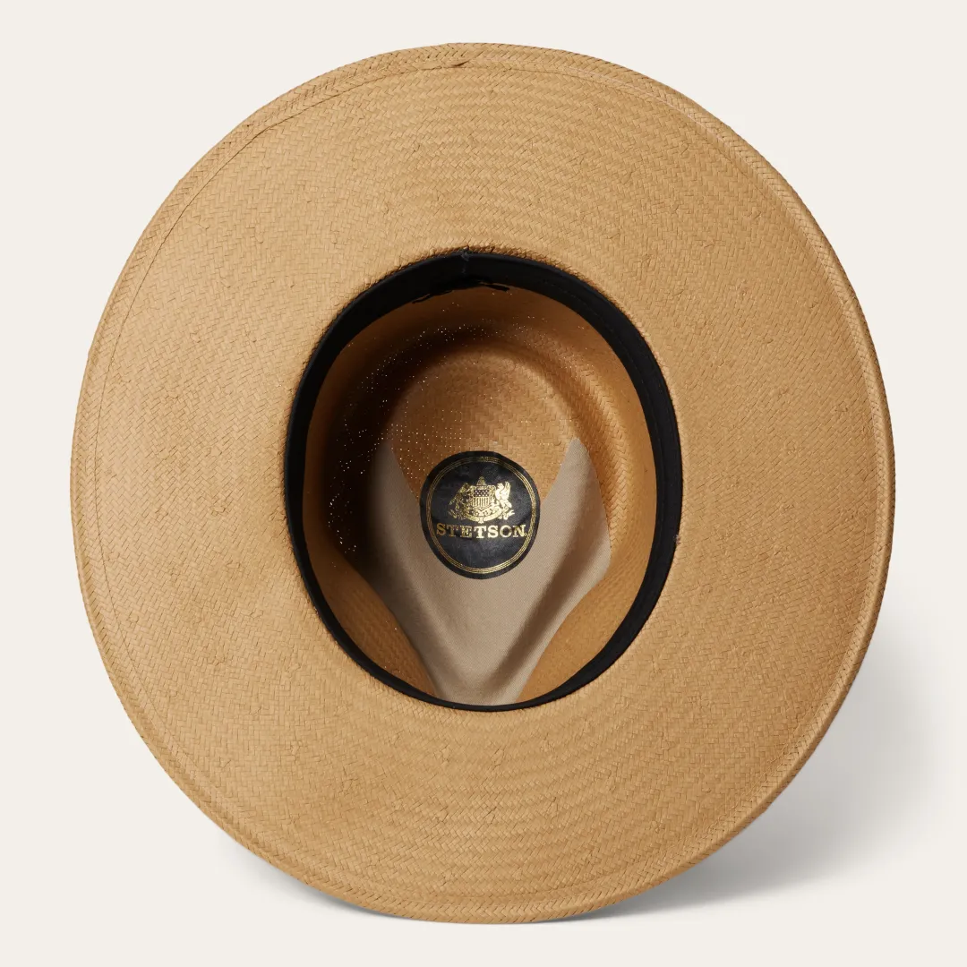 Sol Straw Fedora-Stetson New