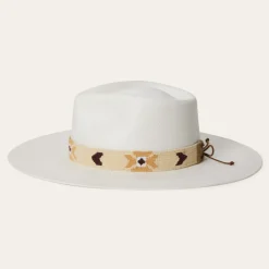 Sol Straw Fedora-Stetson Outlet