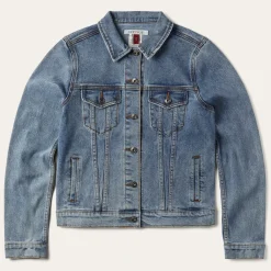 Stretch Denim Jacket-Stetson Sale