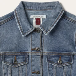 Stretch Denim Jacket-Stetson Sale