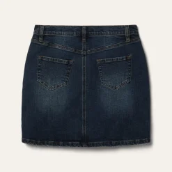 Stretch Denim 5-Pocket Skirt-Stetson Best
