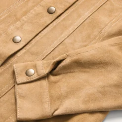 Suede Denim Shirt Jacket-Stetson Outlet