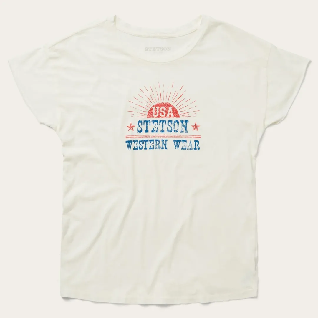 Sunrise Graphic Tee-Stetson Sale
