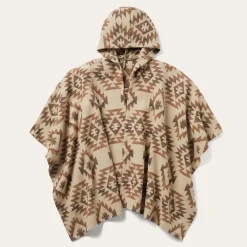 Tan Aztec Poncho-Stetson Sale