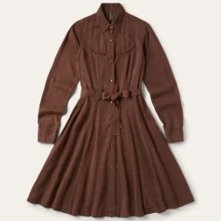 Tobacco Tencel Western Dress-Stetson Best