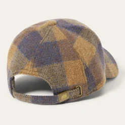 Wool Check Baseball Cap-Stetson Sale