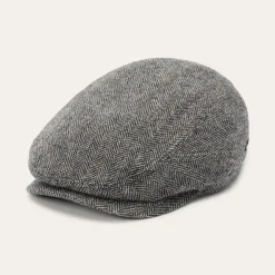 Wool Herringbone Driver Cap-Stetson Sale