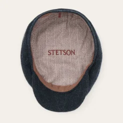 Wool Herringbone Driver Cap-Stetson Online