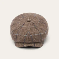 Wool Herringbone Hatteras Cap-Stetson Best