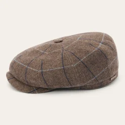 Wool Herringbone Hatteras Cap-Stetson Best